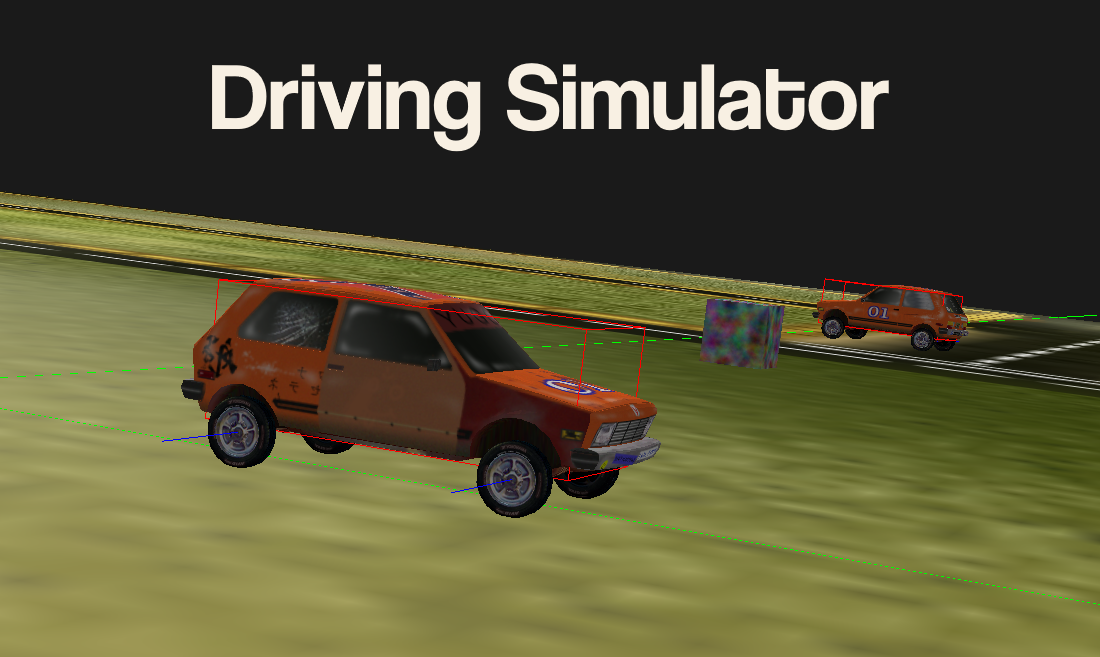 Driving simulator image